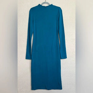 Taylor Jane Long Sleeve Maxi Dress-Women’s L-Casual-Winter-Comfort-Teal-Classic
